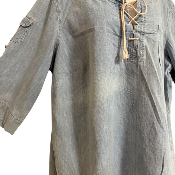 Lauren Jeans Company Ralph Lauren Nautical Tunic Top SZ 2X Coastal Maine - Picture 3 of 10